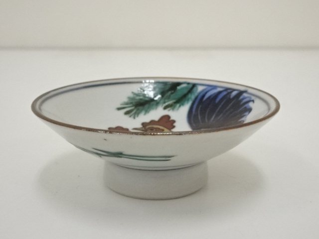 道具 ] - 道具 九谷焼 浅蔵正博造 鶏図酒盃（共箱） | ネットショップ